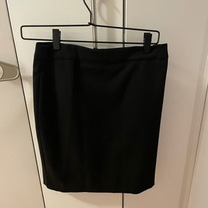 Black petite skirt from Loft